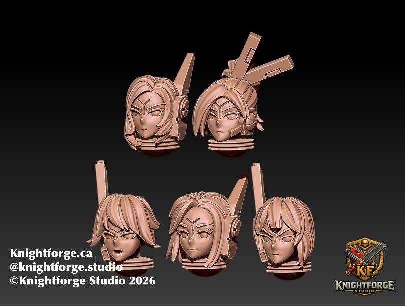 Anime Head Pack 3 - Greater Good Waifus